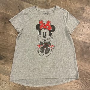 Disney Minnie Mouse Top Size Large Short Sleeve WDW Disneyland